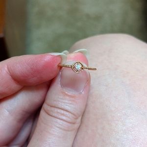 Rose gold ring